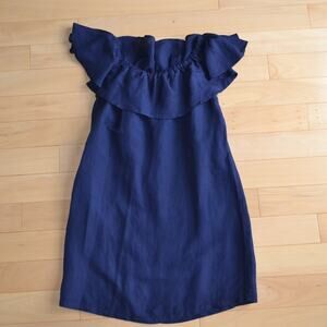 Tommy Bahama Off Shoulder Linen Blend Dress Size XS